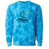 Unisex Midweight Tie-Dyed Crewneck Sweatshirt Thumbnail
