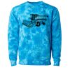 Unisex Midweight Tie-Dyed Crewneck Sweatshirt Thumbnail