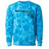 Unisex Midweight Tie-Dyed Crewneck Sweatshirt Thumbnail