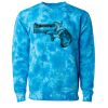 Unisex Midweight Tie-Dyed Crewneck Sweatshirt Thumbnail