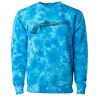 Unisex Midweight Tie-Dyed Crewneck Sweatshirt Thumbnail