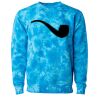 Unisex Midweight Tie-Dyed Crewneck Sweatshirt Thumbnail