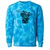 Unisex Midweight Tie-Dyed Crewneck Sweatshirt Thumbnail