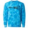 Unisex Midweight Tie-Dyed Crewneck Sweatshirt Thumbnail