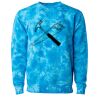 Unisex Midweight Tie-Dyed Crewneck Sweatshirt Thumbnail