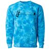 Unisex Midweight Tie-Dyed Crewneck Sweatshirt Thumbnail
