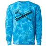 Unisex Midweight Tie-Dyed Crewneck Sweatshirt Thumbnail