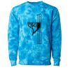 Unisex Midweight Tie-Dyed Crewneck Sweatshirt Thumbnail