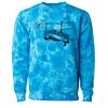 Unisex Midweight Tie-Dyed Crewneck Sweatshirt Thumbnail