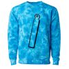 Unisex Midweight Tie-Dyed Crewneck Sweatshirt Thumbnail