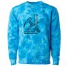 Unisex Midweight Tie-Dyed Crewneck Sweatshirt Thumbnail