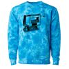 Unisex Midweight Tie-Dyed Crewneck Sweatshirt Thumbnail