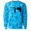Unisex Midweight Tie-Dyed Crewneck Sweatshirt Thumbnail