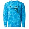 Unisex Midweight Tie-Dyed Crewneck Sweatshirt Thumbnail