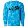 Unisex Midweight Tie-Dyed Crewneck Sweatshirt Thumbnail