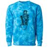 Unisex Midweight Tie-Dyed Crewneck Sweatshirt Thumbnail