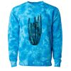 Unisex Midweight Tie-Dyed Crewneck Sweatshirt Thumbnail