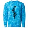 Unisex Midweight Tie-Dyed Crewneck Sweatshirt Thumbnail