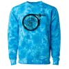 Unisex Midweight Tie-Dyed Crewneck Sweatshirt Thumbnail
