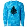 Unisex Midweight Tie-Dyed Crewneck Sweatshirt Thumbnail