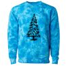 Unisex Midweight Tie-Dyed Crewneck Sweatshirt Thumbnail