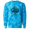 Unisex Midweight Tie-Dyed Crewneck Sweatshirt Thumbnail