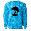 Unisex Midweight Tie-Dyed Crewneck Sweatshirt Thumbnail