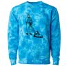 Unisex Midweight Tie-Dyed Crewneck Sweatshirt Thumbnail