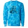 Unisex Midweight Tie-Dyed Crewneck Sweatshirt Thumbnail