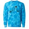 Unisex Midweight Tie-Dyed Crewneck Sweatshirt Thumbnail