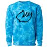 Unisex Midweight Tie-Dyed Crewneck Sweatshirt Thumbnail