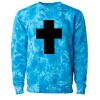 Unisex Midweight Tie-Dyed Crewneck Sweatshirt Thumbnail