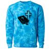 Unisex Midweight Tie-Dyed Crewneck Sweatshirt Thumbnail
