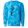 Unisex Midweight Tie-Dyed Crewneck Sweatshirt Thumbnail