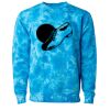 Unisex Midweight Tie-Dyed Crewneck Sweatshirt Thumbnail