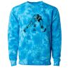 Unisex Midweight Tie-Dyed Crewneck Sweatshirt Thumbnail