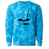 Unisex Midweight Tie-Dyed Crewneck Sweatshirt Thumbnail