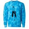 Unisex Midweight Tie-Dyed Crewneck Sweatshirt Thumbnail