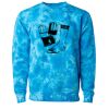 Unisex Midweight Tie-Dyed Crewneck Sweatshirt Thumbnail