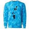 Unisex Midweight Tie-Dyed Crewneck Sweatshirt Thumbnail