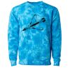 Unisex Midweight Tie-Dyed Crewneck Sweatshirt Thumbnail