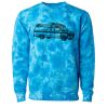 Unisex Midweight Tie-Dyed Crewneck Sweatshirt Thumbnail
