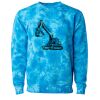 Unisex Midweight Tie-Dyed Crewneck Sweatshirt Thumbnail