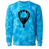 Unisex Midweight Tie-Dyed Crewneck Sweatshirt Thumbnail