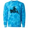 Unisex Midweight Tie-Dyed Crewneck Sweatshirt Thumbnail
