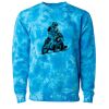 Unisex Midweight Tie-Dyed Crewneck Sweatshirt Thumbnail