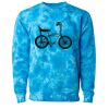 Unisex Midweight Tie-Dyed Crewneck Sweatshirt Thumbnail
