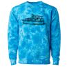 Unisex Midweight Tie-Dyed Crewneck Sweatshirt Thumbnail