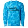 Unisex Midweight Tie-Dyed Crewneck Sweatshirt Thumbnail