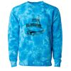 Unisex Midweight Tie-Dyed Crewneck Sweatshirt Thumbnail